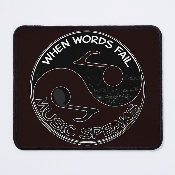 Item preview, When Words Fail Music Speaks designed and sold by LuluLeb.