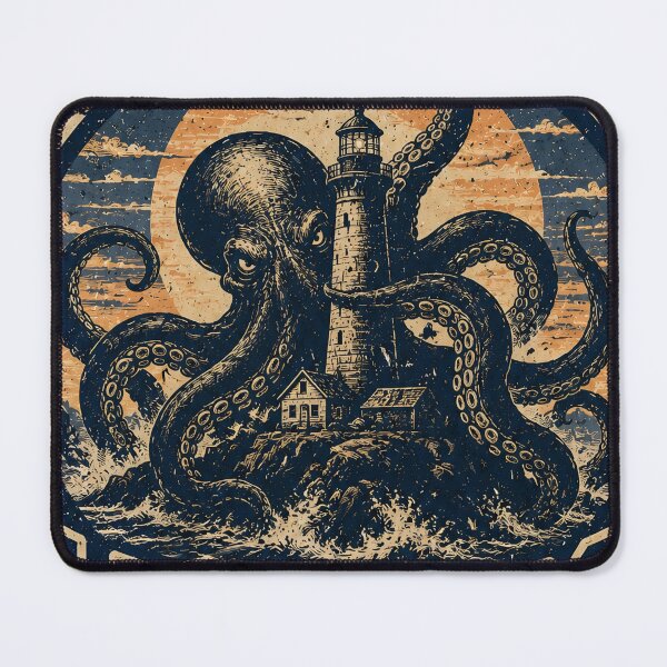 Item preview, Kraken's Wrath at the Lighthouse designed and sold by aashcreat.