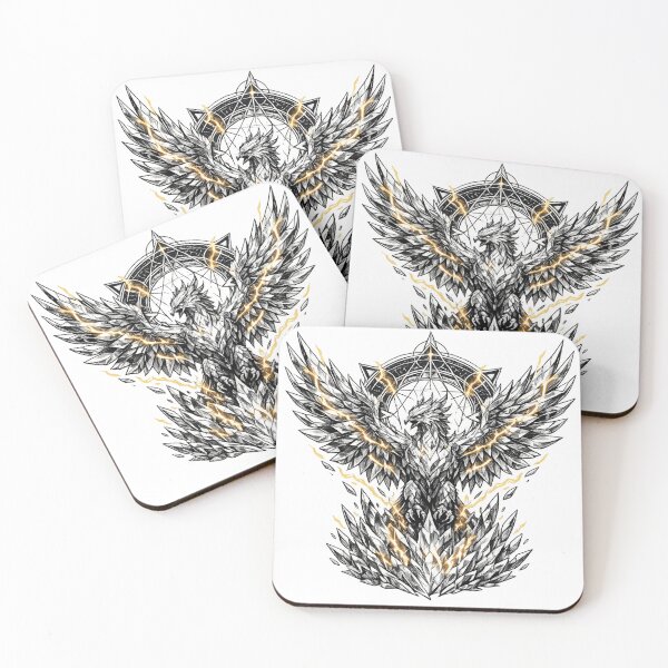 Item preview, Geometric Phoenix Rising Design designed and sold by Ethan Cross Digital.