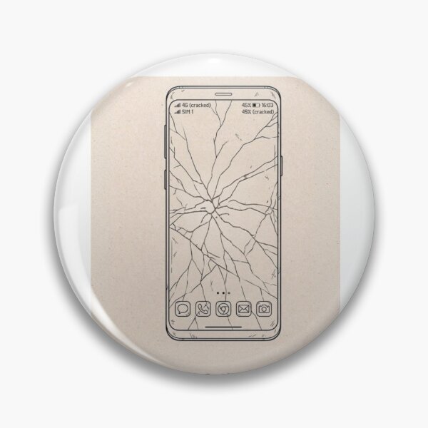 Item preview, Still Perfectly Usable Cracked Phone Meme designed and sold by Mastalina99.
