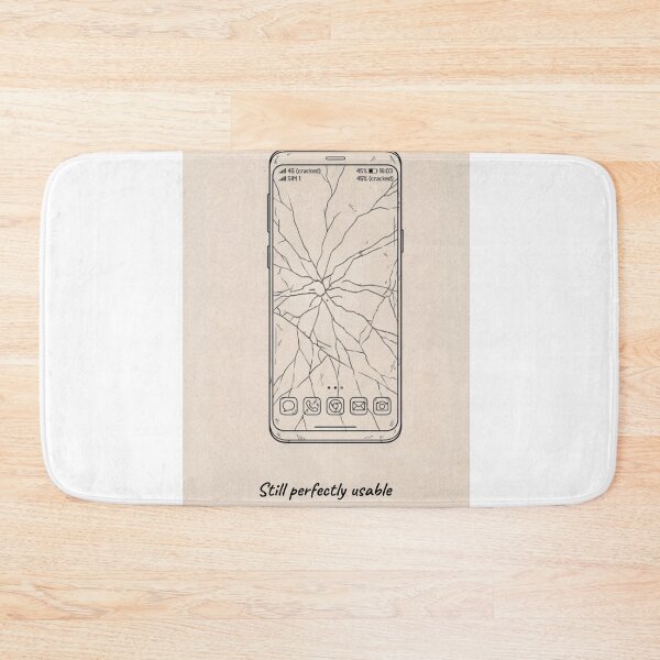 Item preview, Still Perfectly Usable Cracked Phone Meme designed and sold by Mastalina99.