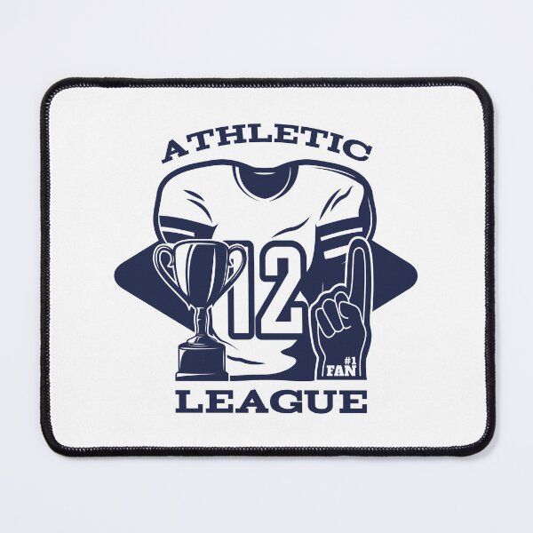 Item preview, Vintage Athletic League Jersey 12 Trophy #1 Fan Sticker designed and sold by topprinting.