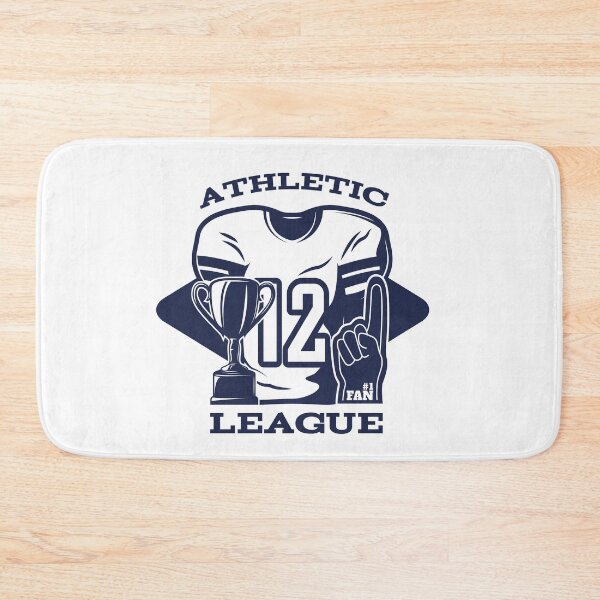 Item preview, Vintage Athletic League Jersey 12 Trophy #1 Fan Sticker designed and sold by topprinting.