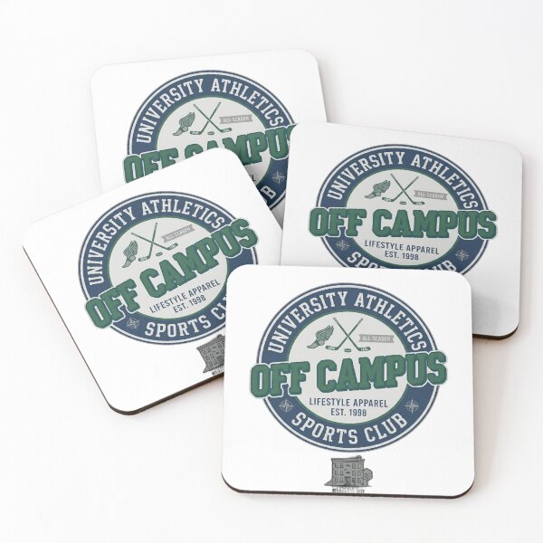 Item preview, UNOFFICIAL- Vintage Off-Campus Athletics Sticker - University Sports Club Emblem - Retro Varsity Vibe designed and sold by Fatomfatom.
