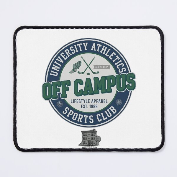 Item preview, UNOFFICIAL- Vintage Off-Campus Athletics Sticker - University Sports Club Emblem - Retro Varsity Vibe designed and sold by Fatomfatom.