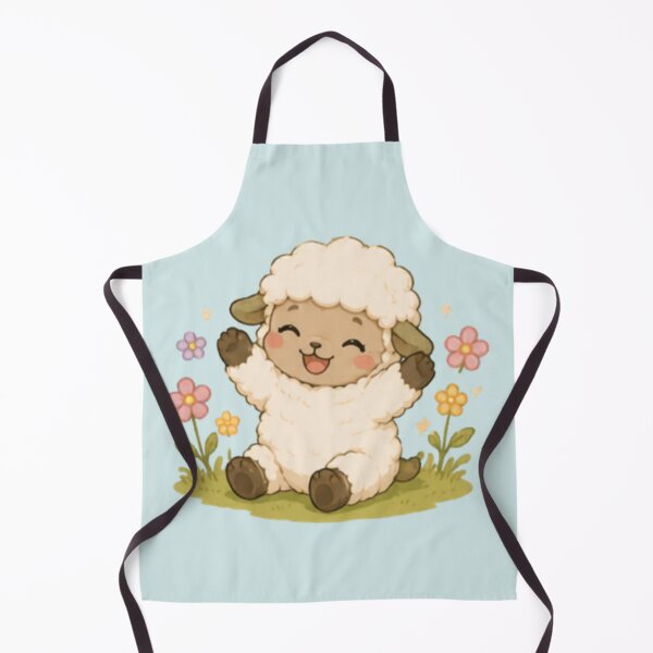 Item preview, Cute Happy Spring Sheep designed and sold by MellowMunchkins.