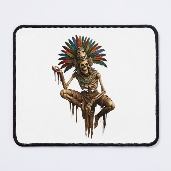 Item preview, Native American Skull Warrior Dark. designed and sold by HorrorInkStudio.