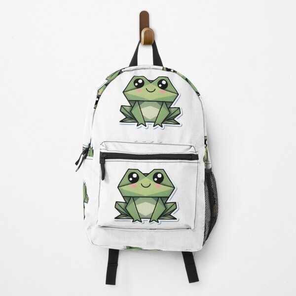 Item preview, Cute Origami Frog Sticker | Kawaii Geometric Frog Art for Veterinary & Animal Lovers designed and sold by Bettybee00.