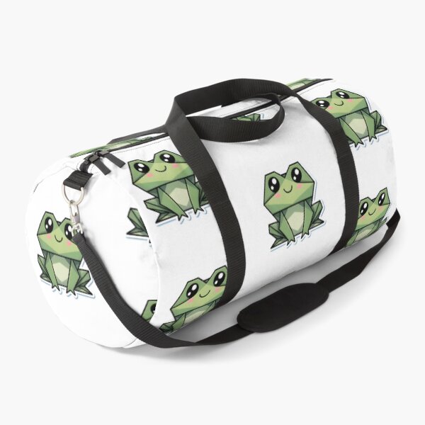 Item preview, Cute Origami Frog Sticker | Kawaii Geometric Frog Art for Veterinary & Animal Lovers designed and sold by Bettybee00.