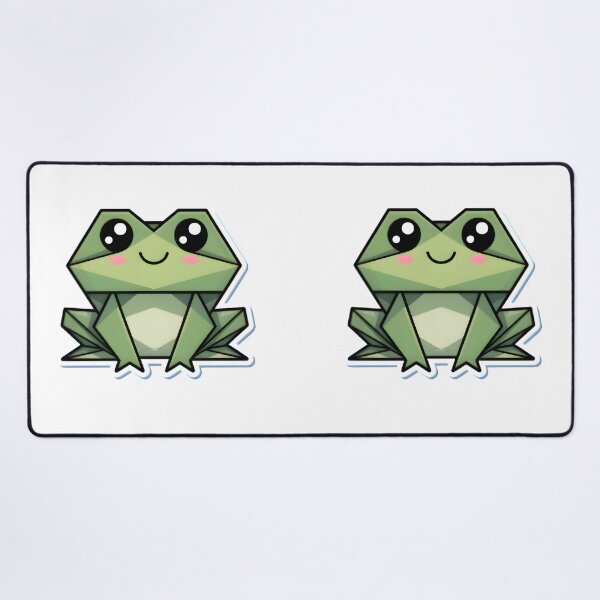 Item preview, Cute Origami Frog Sticker | Kawaii Geometric Frog Art for Veterinary & Animal Lovers designed and sold by Bettybee00.