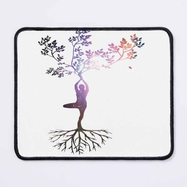 Item preview, Yoga Woman Tree Roots - Yoga Tree Pose designed and sold by GoldyMaster07.