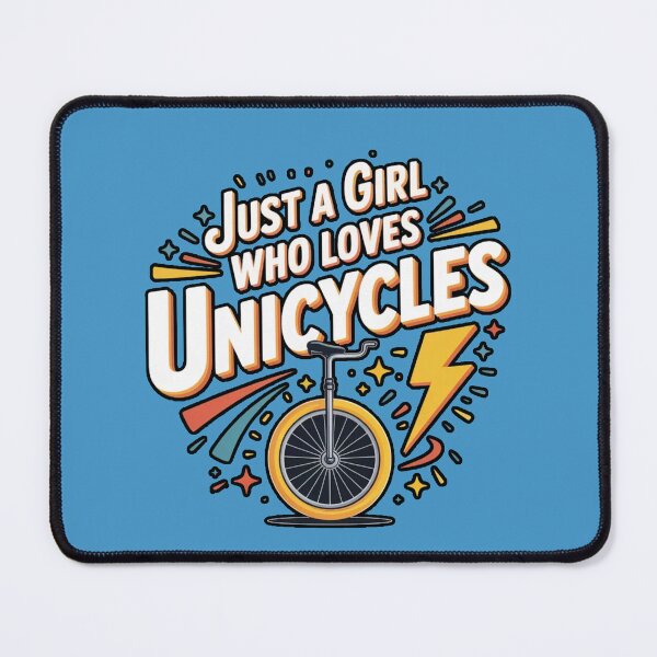 Item preview, Just A Girl Who Love's Unicycles designed and sold by ZooStateofMind.