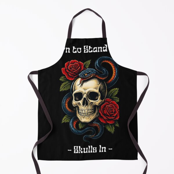 Item preview, Born to Stand Out - Gothic Skull, Snake and Red Roses Art designed and sold by ArtBlend Studio.