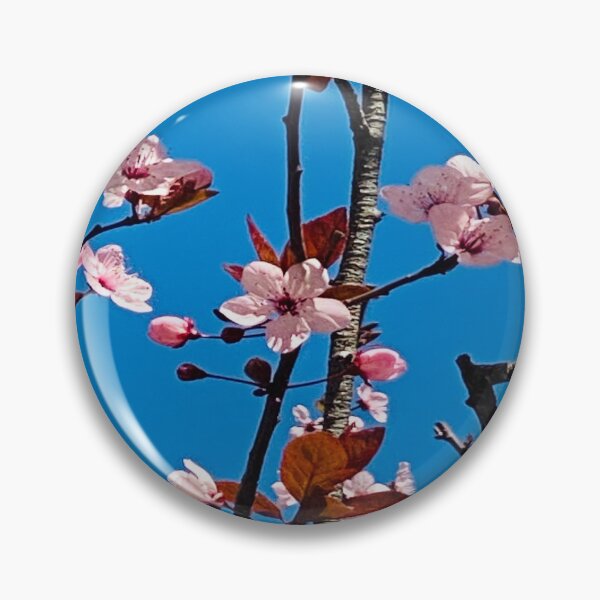 Item preview, Soft Pink Cherry Blossoms on Vibrant Blue Sky designed and sold by BalkanBloom.
