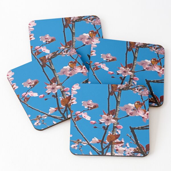 Item preview, Soft Pink Cherry Blossoms on Vibrant Blue Sky designed and sold by BalkanBloom.