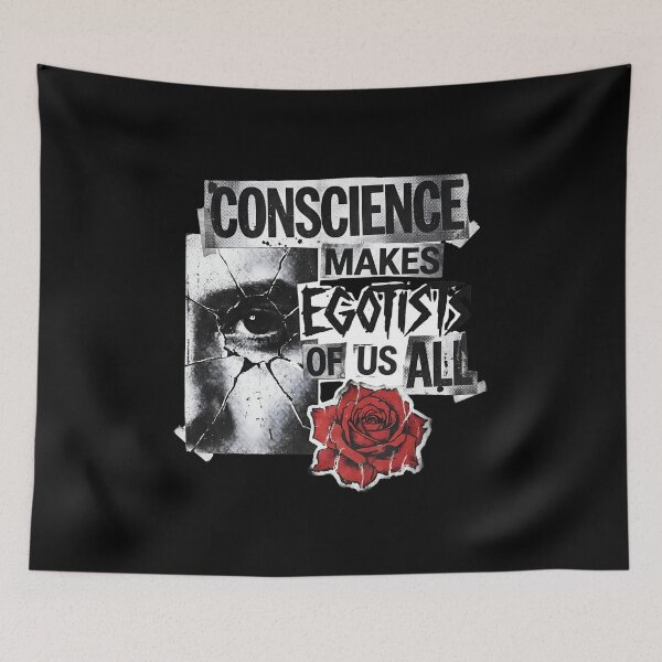 Item preview, Dorian Gray Conscience Makes Egotists Of Us All Grunge Collage Art designed and sold by Fenay Designs.