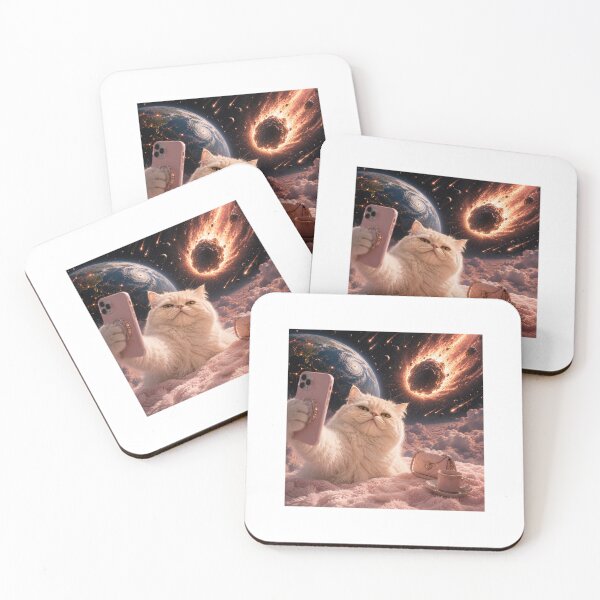 Item preview, Apocalypse Selfie Cat designed and sold by LovelyCatGalaxy.