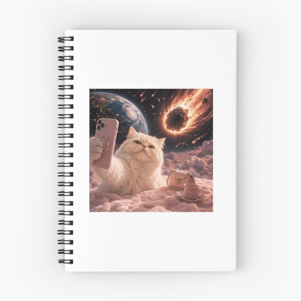 Item preview, Apocalypse Selfie Cat designed and sold by LovelyCatGalaxy.