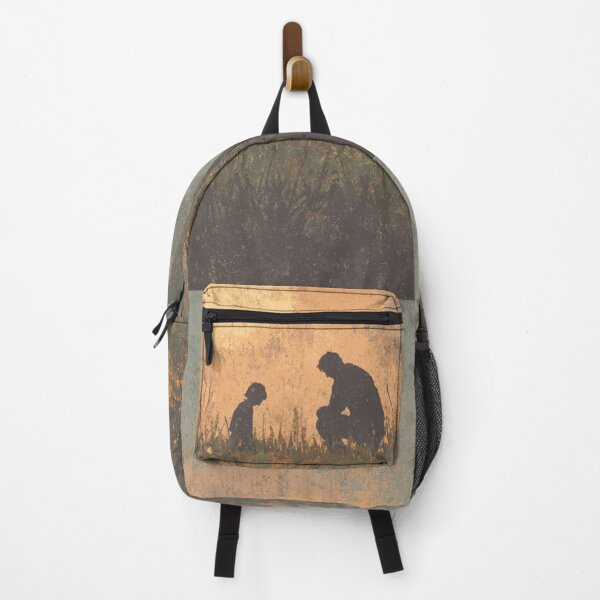 Item preview, Quiet Strength | Father and Child Sunset Wall Art designed and sold by Bound for Wonder.