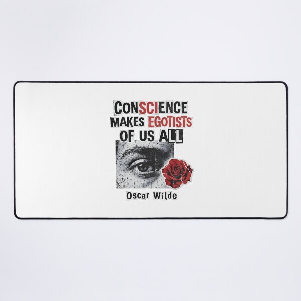 Item preview, Dorian Gray Conscience Makes Egotists Ransom Note Oscar Wilde Art designed and sold by Fenay Designs.