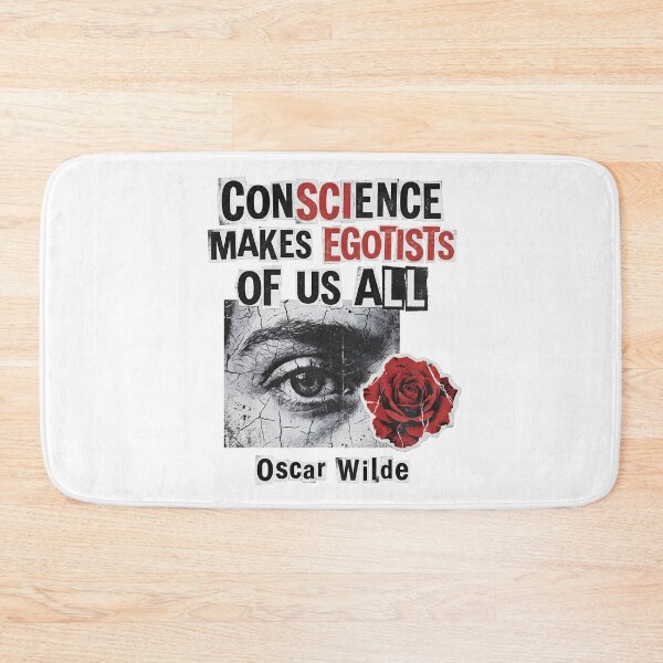 Item preview, Dorian Gray Conscience Makes Egotists Ransom Note Oscar Wilde Art designed and sold by Fenay Designs.