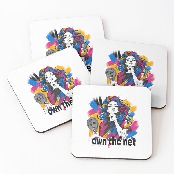 Item preview, Own the Net — Padel Girl Graffiti Streetwear Design designed and sold by AfterHoursSA.