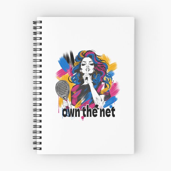 Item preview, Own the Net — Padel Girl Graffiti Streetwear Design designed and sold by AfterHoursSA.