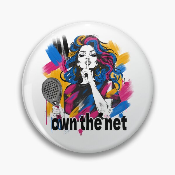 Item preview, Own the Net — Padel Girl Graffiti Streetwear Design designed and sold by AfterHoursSA.