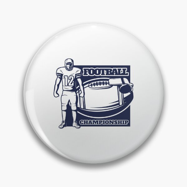 Item preview, Vintage Football Championship Player 12 Big Ball Sticker designed and sold by topprinting.