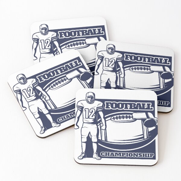 Item preview, Vintage Football Championship Player 12 Big Ball Sticker designed and sold by topprinting.