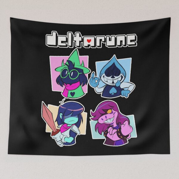 Item preview, Deltarune Ralsei Lancer Kris Susie Video Game Gamer Fan designed and sold by QuentinHarrow.