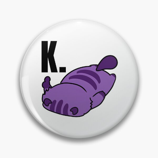 Item preview, Passive Aggressive K Sarcastic Cat Meme designed and sold by kidgenerationtk.