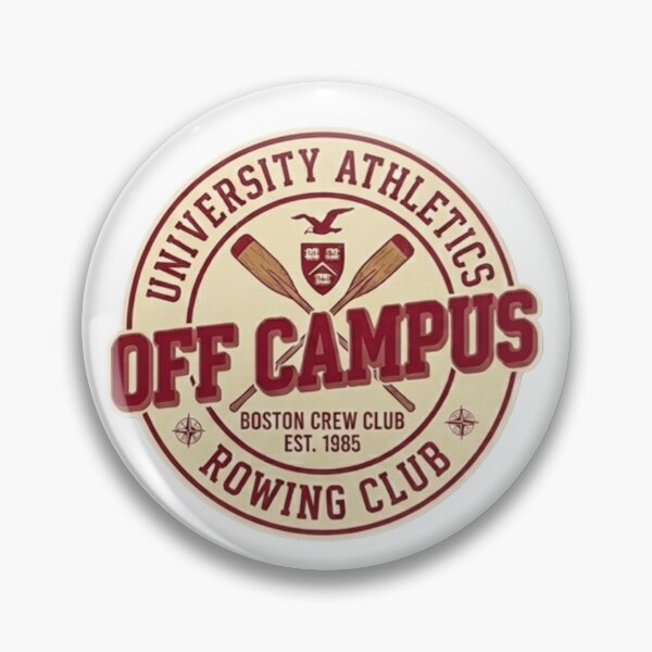 Item preview, UNOFFICIAL- Vintage Off-Campus Rowing Club Shield - Retro Varsity Apparel designed and sold by Fatomfatom.