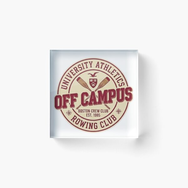 Item preview, UNOFFICIAL- Vintage Off-Campus Rowing Club Shield - Retro Varsity Apparel designed and sold by Fatomfatom.
