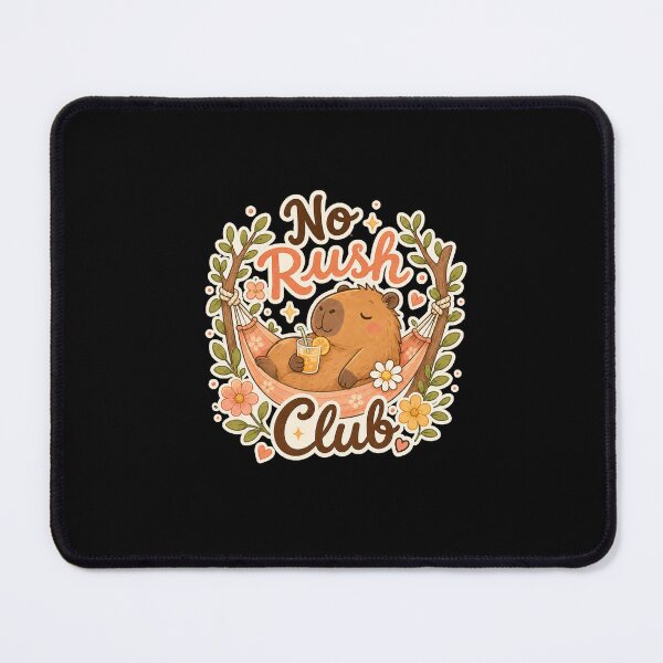 Item preview, Cute Capybara No Rush Club Relaxing Hammock designed and sold by Cascio311.