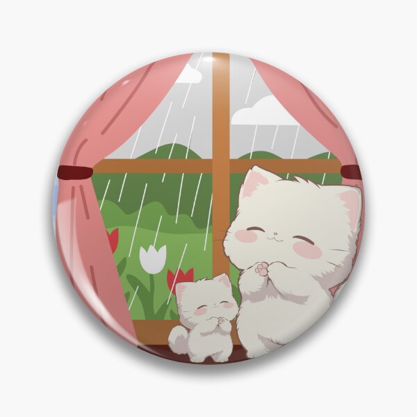 Item preview, Rain Outside, Love Inside – Cozy Cat & Kitten Aesthetic designed and sold by AARA DESIGNS.