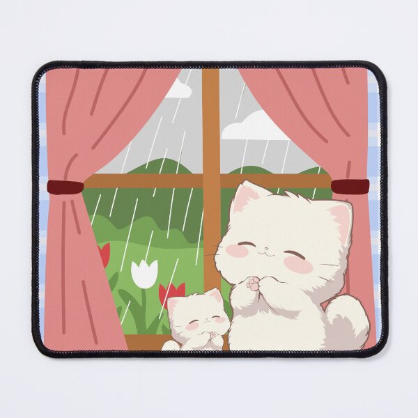 Item preview, Rain Outside, Love Inside – Cozy Cat & Kitten Aesthetic designed and sold by AARA DESIGNS.