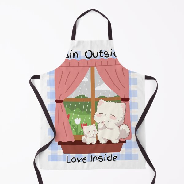 Item preview, Rain Outside, Love Inside – Cozy Cat & Kitten Aesthetic designed and sold by AARA DESIGNS.