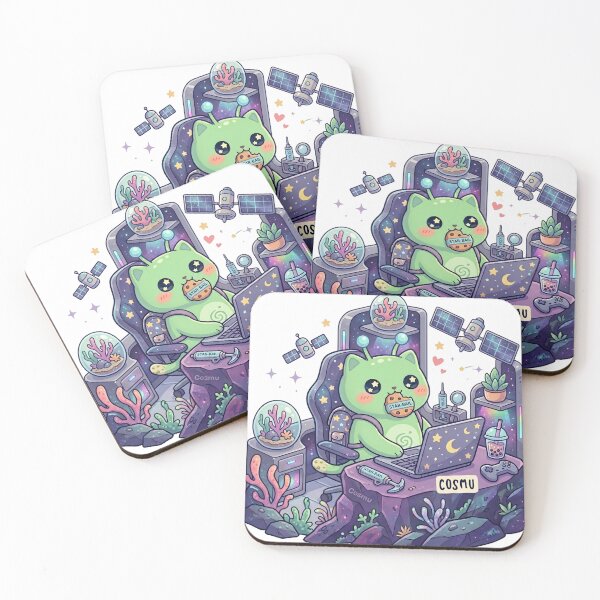 Item preview, Cute Alien Gamer Room Kawaii Space Gaming designed and sold by Gika Thailand.