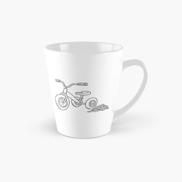 Item preview, Tricycle Beside Pile of Fallen Leaves designed and sold by rasagamastore.