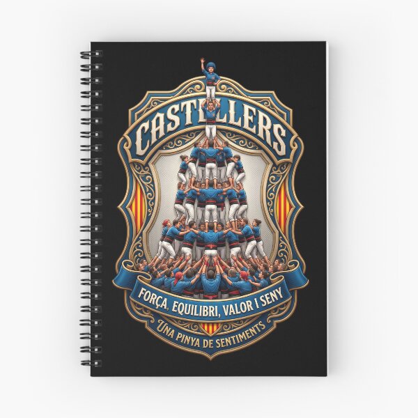 Item preview, Castellers "Força, equilibri, valor i seny" Design designed and sold by EzequielBC.