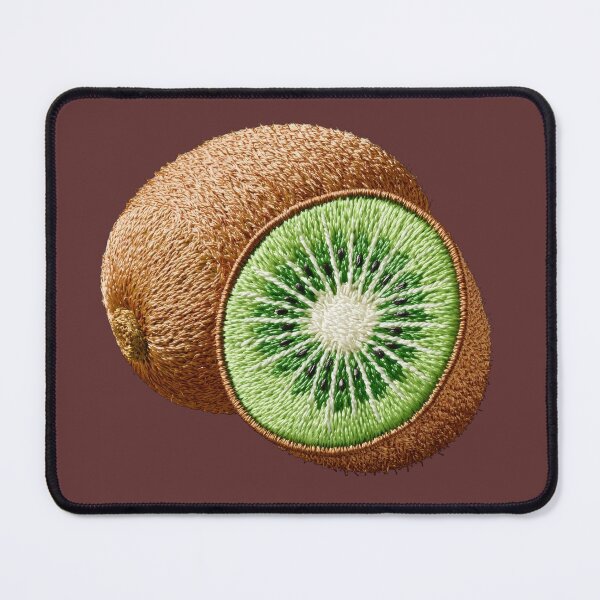 Item preview, Embroidered Kiwi Fruit Art designed and sold by MegaNovaArt.