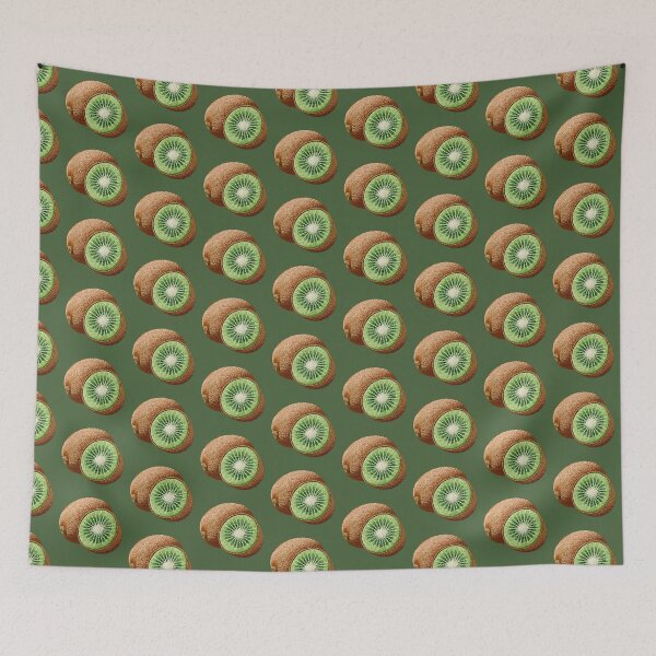 Item preview, Embroidered Kiwi Fruit Art designed and sold by MegaNovaArt.