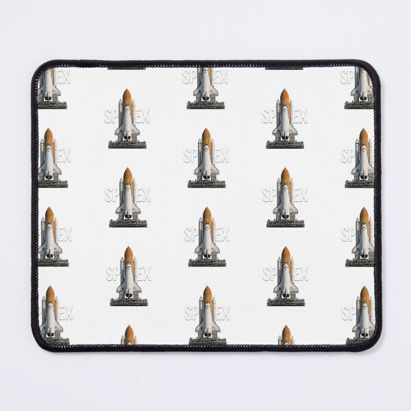 Item preview, Futuristic SpaceX Text with Classic NASA Space Shuttle Sticker Design designed and sold by KalaPXL.