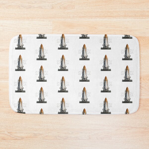 Item preview, Futuristic SpaceX Text with Classic NASA Space Shuttle Sticker Design designed and sold by KalaPXL.