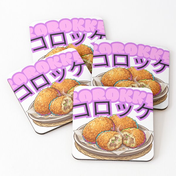 Item preview, Japanese Korokke Croquettes Crispy Anime Food designed and sold by Shirt-Otakus.