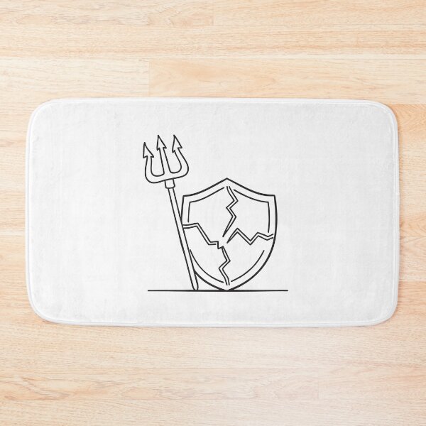 Item preview, Trident Near Shattered Warrior Shield designed and sold by rasagamastore.