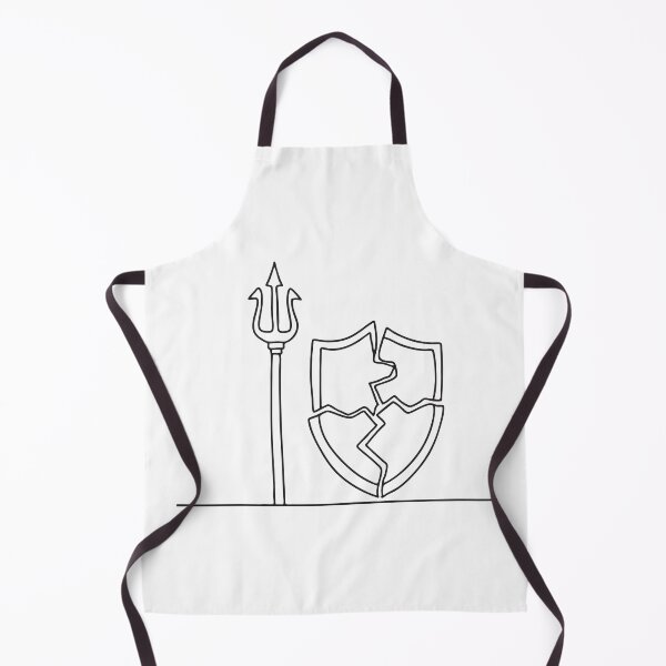 Item preview, Broken Shield Leaning Beside Trident designed and sold by rasagamastore.