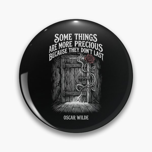 Item preview, Dorian Gray Some Things Are Precious Vintage Rose Door Oscar Wilde designed and sold by Fenay Designs.