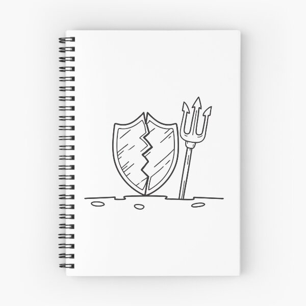 Item preview, Trident Near Cracked Defensive Shield designed and sold by rasagamastore.